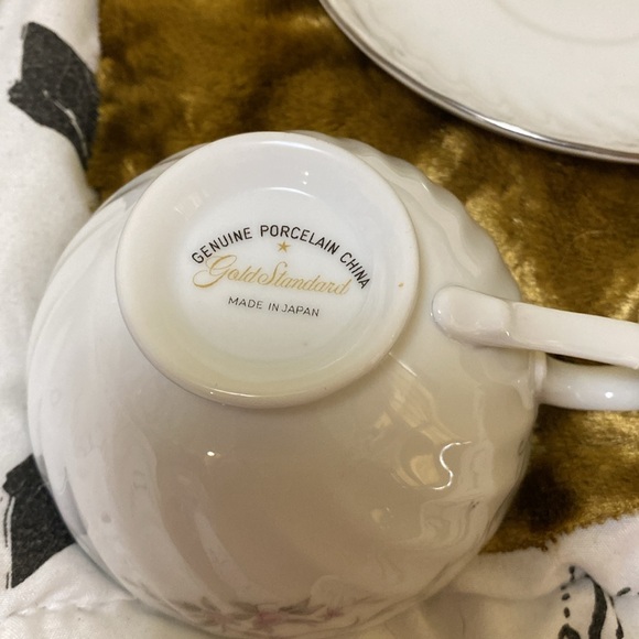 One Gold Standard Genuine Porcelain China Tea Cup and Saucer - Picture 6 of 10